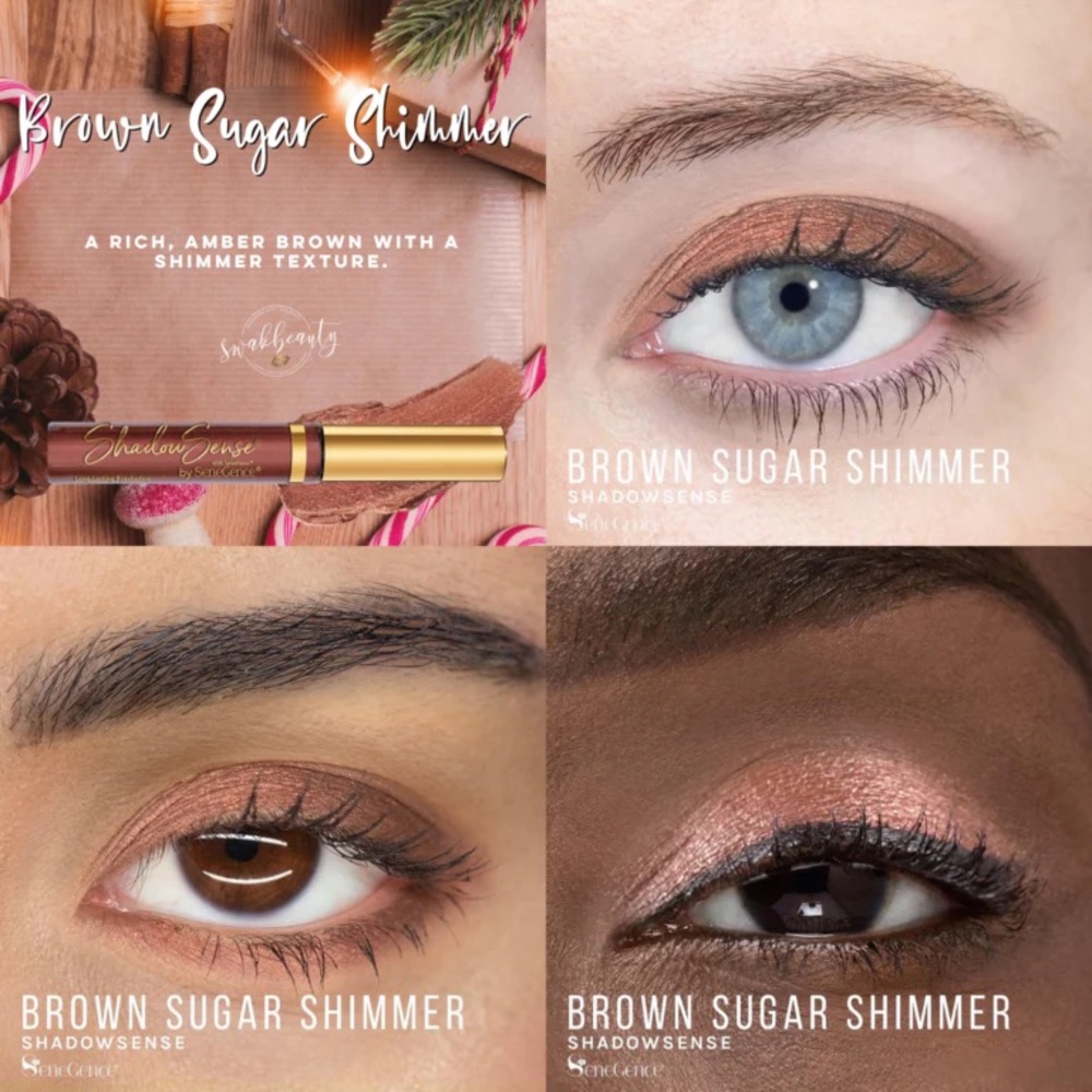 New Unopened SeneGence Shadowsense - Brown Sugar Shimmer Limited Edition